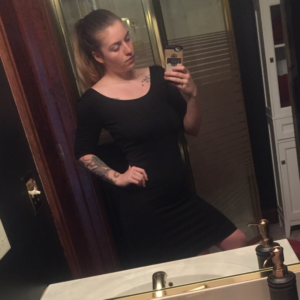 Sexy Black Alloy Dress